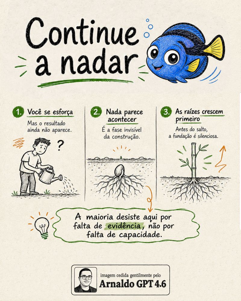 Por que desistimos antes dos resultados aparecerem