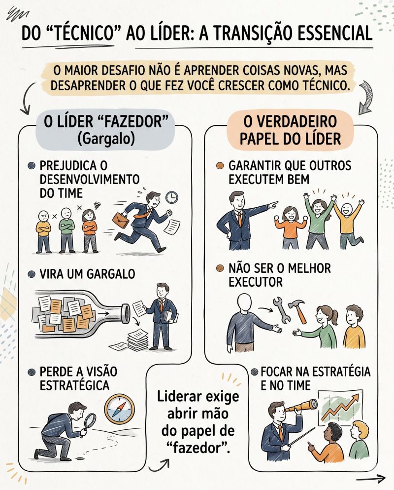 O erro que impede muitos profissionais de se tornarem líderes