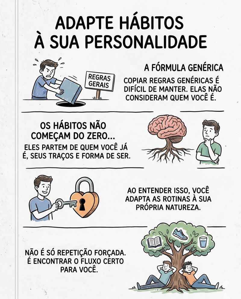 Nem todo hábito funciona para todo mundo