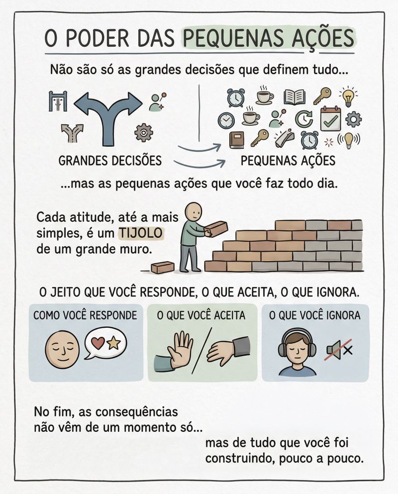 A consequência não chega de surpresa