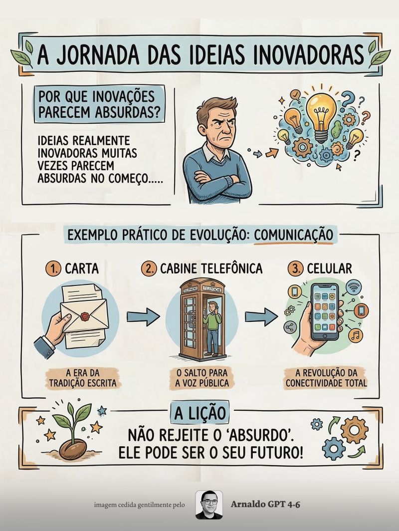 Ideias que fazem sentido demais raramente mudam o jogo