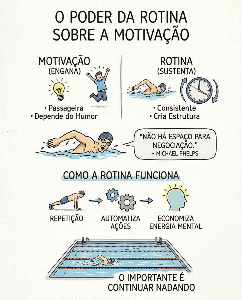 Superestimamos a motivação e subestimamos a frequência